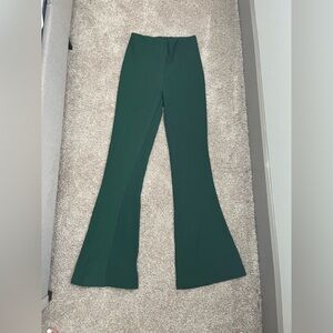 Wet Seal Green Flare Pants Boot Cut